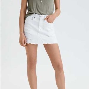 American Eagle White Mini Skirt